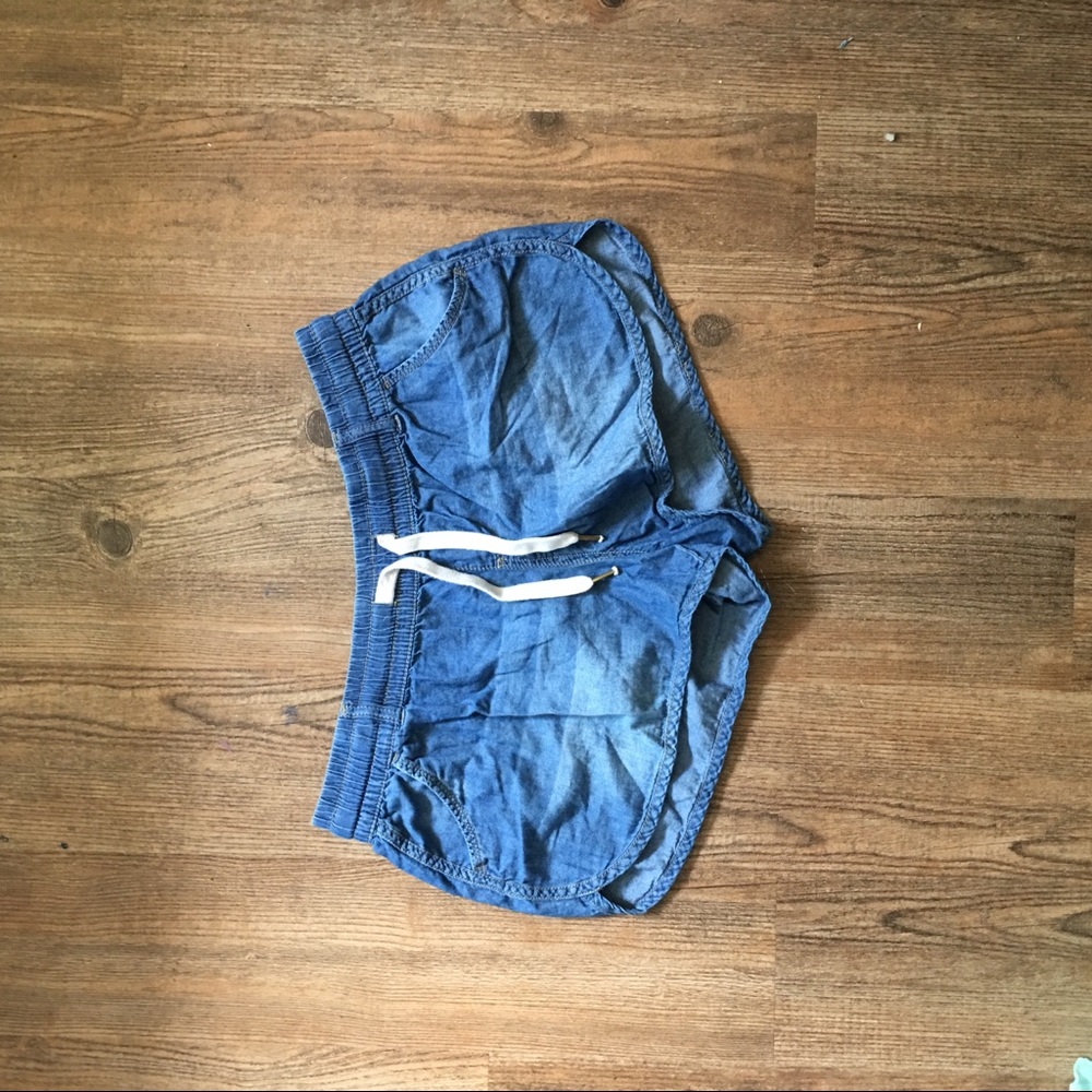 Soft Denim Shorts